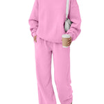 Trendy Queen Women's Mock Neck 2 Piece Sweat Sets Sweatsuits Fall Outfits