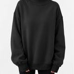 Trendy Queen Womens Mock Neck Sweatshirt Oversized Casual Fall Clothes 2026