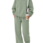 Trendy Queen Women's Mock Neck 2 Piece Sweat Sets Sweatsuits Fall Outfits