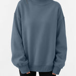 Trendy Queen Womens Mock Neck Sweatshirt Oversized Casual Fall Clothes 2026