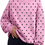 Trendy Queen Womens Mock Neck Sweatshirts Oversized Pullover Fall Outfits