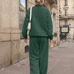 Trendy Queen Women's Mock Neck 2 Piece Sweat Sets Sweatsuits Fall Outfits