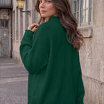 Trendy Queen Womens Oversized Sweaters Mock Neck 2026 Fall Knit Outfits