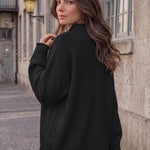 Trendy Queen Womens Oversized Sweaters Mock Neck 2026 Fall Knit Outfits